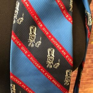 Vintage 1960’s Cervantes WC Fields “Sucker” Tie